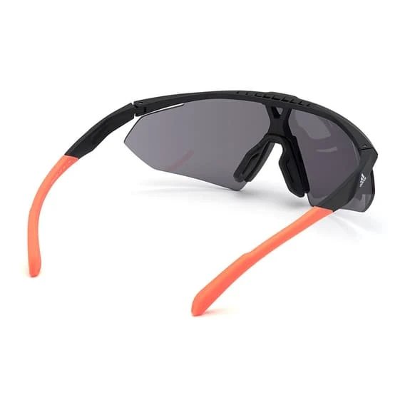 Lunettes Adidas Competition Aero Lite SP0015 Matte Black Avec Verres Contrast Black – Image 5