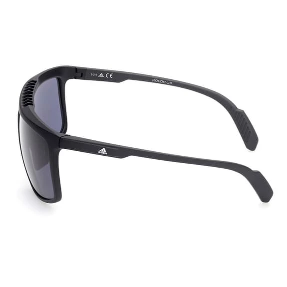 Lunettes Adidas Performance B-Shield SP0032-H Matte Black Avec Verres Kolor Up Smoke – Image 2