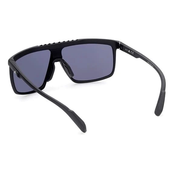Lunettes Adidas Performance B-Shield SP0032-H Matte Black Avec Verres Kolor Up Smoke – Image 3