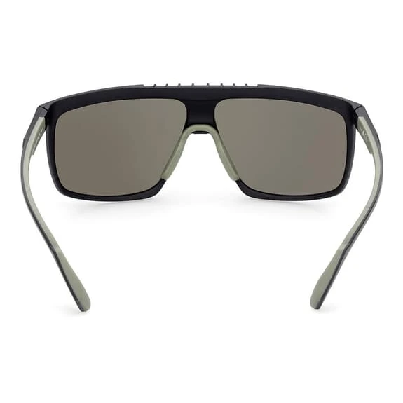 Lunettes Adidas Performance B-Shield SP0032-H Matte Black Avec Verres Kolor Up Green – Image 4