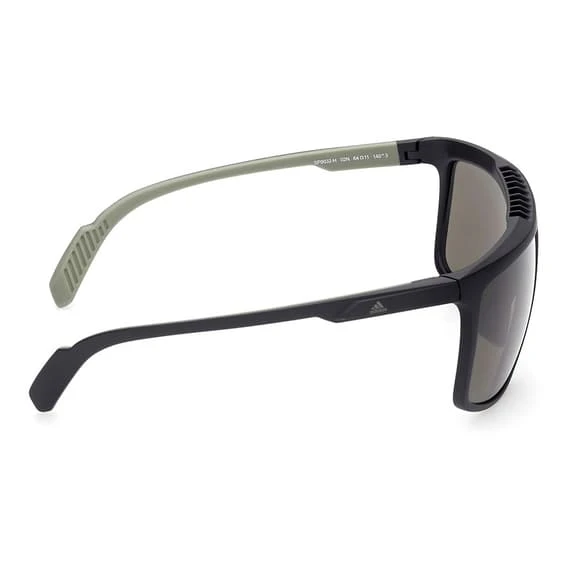 Lunettes Adidas Performance B-Shield SP0032-H Matte Black Avec Verres Kolor Up Green – Image 6