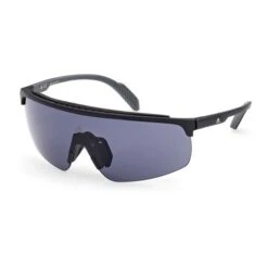 Lunettes Adidas Sport SP0044 Matte Black Avec Verre Kolor Up Smoke