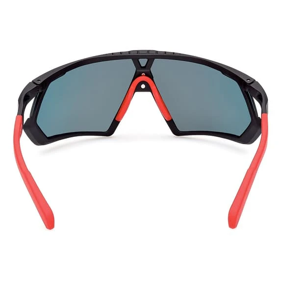 Lunettes Adidas Sport SP0054 Matte Black Avec Verre Contrast Mirror Red – Image 4