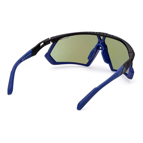 Lunettes Adidas Sport SP0054 Matte Black Avec Verre Contrast Mirror Violet – Image 5