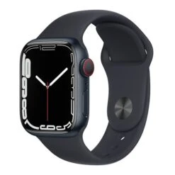 Apple Watch Series 7 GPS Cellular 41 Mm Aluminium Case Noir Minuit Avec Bracelet Sport Noir