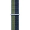 Bracelet Sport Boucle Apple Regular Pour Apple Watch 41 Mm Vert Mousse Bleu