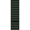 Bracelet à Maillons Cuir Apple Pour Apple Watch 41 Mm Vert Foncé