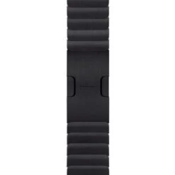 Bracelet à Maillons Acier Inoxydable Apple Pour Apple Watch 38 Mm Noir Sidéral