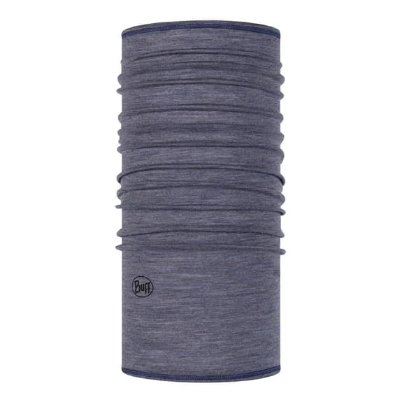 Buff Lightweight Merino Wool Light Denim Multi Stripe Bleu