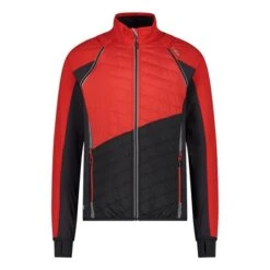 Veste CMP Detachable Sleeves PrimaLoft Rouge Noir