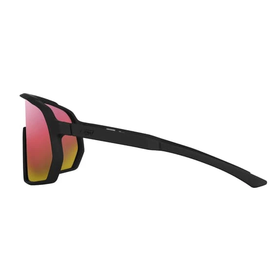 Lunettes DPV Bora Noir Mat Verres Rouge – Image 2