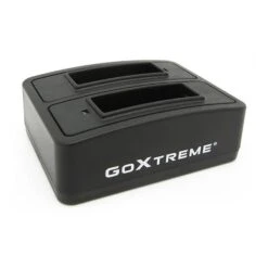 Chargeur Double De Batterie Easypix Pour GoXtreme Black Hawk Et Stage
