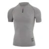 Maillot De Corps Finisseur Merino Thermal Manche Courte Gris