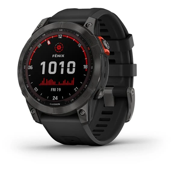 Garmin Fenix 7 Solar Noir Avec Bracelet Noir