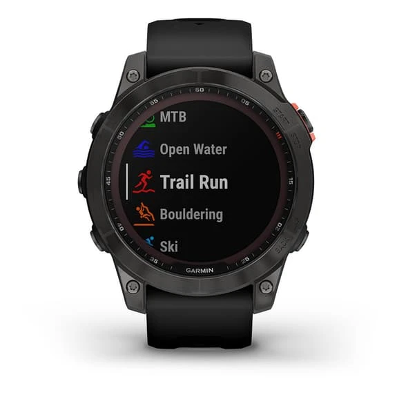 Garmin Fenix 7 Solar Noir Avec Bracelet Noir – Image 2
