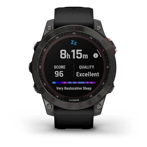 Garmin Fenix 7 Solar Noir Avec Bracelet Noir – Image 4