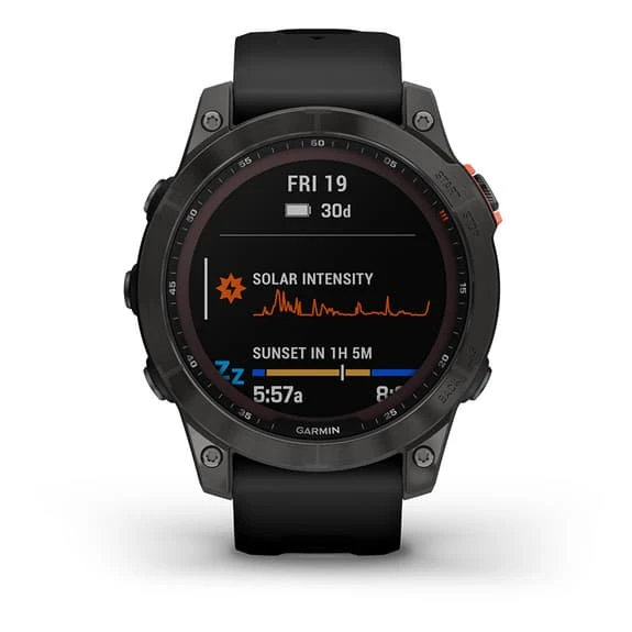 Garmin Fenix 7 Solar Noir Avec Bracelet Noir – Image 5