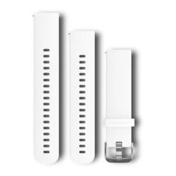 Bracelet En Silicone Garmin Pour Vívoactive 3, Music, HR Blanc Argent S/M