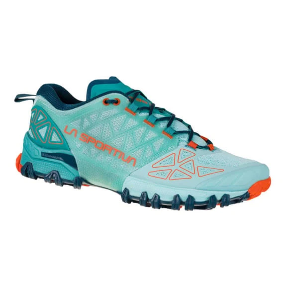 Chaussures La Sportiva Bushido II Turquoise Orange Femme