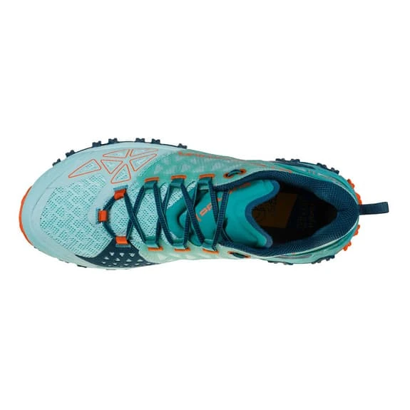 Chaussures La Sportiva Bushido II Turquoise Orange Femme – Image 3