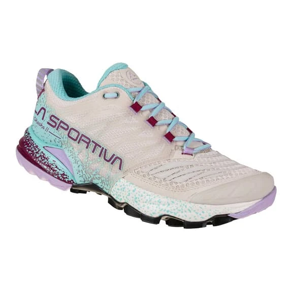 Chaussures La Sportiva Akasha II Blanc Bleu Rouge Femme
