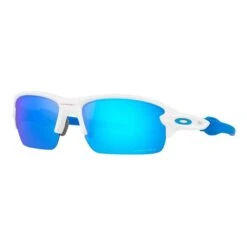 Lunettes Oakley Flak XS Matte White Avec Verres Prizm Sapphire Enfant