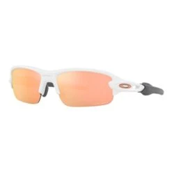 Lunettes Oakley Flak XXS Matte White Avec Verres Prizm Rose Gold Enfant