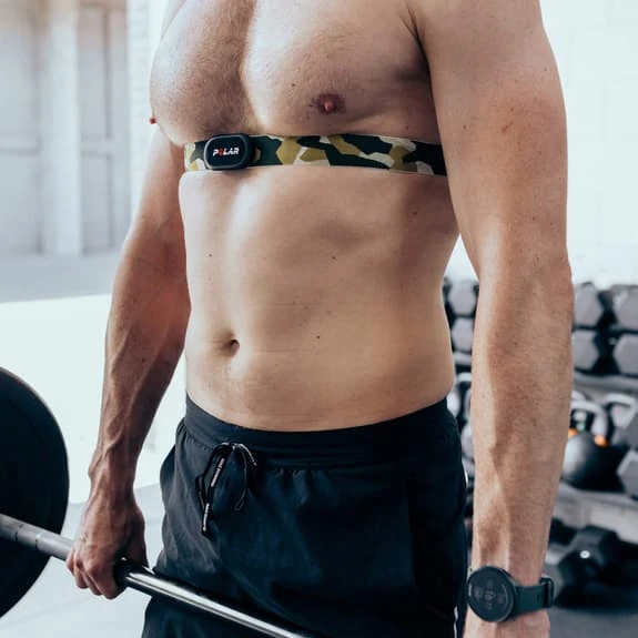 Capteur De Fréquence Cardiaque Polar H10 HR Vert Camouflage – Image 5