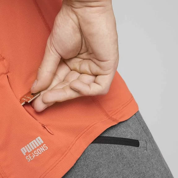 T-shirt Puma Seasons CoolCELL Manche Courte Orange – Image 6