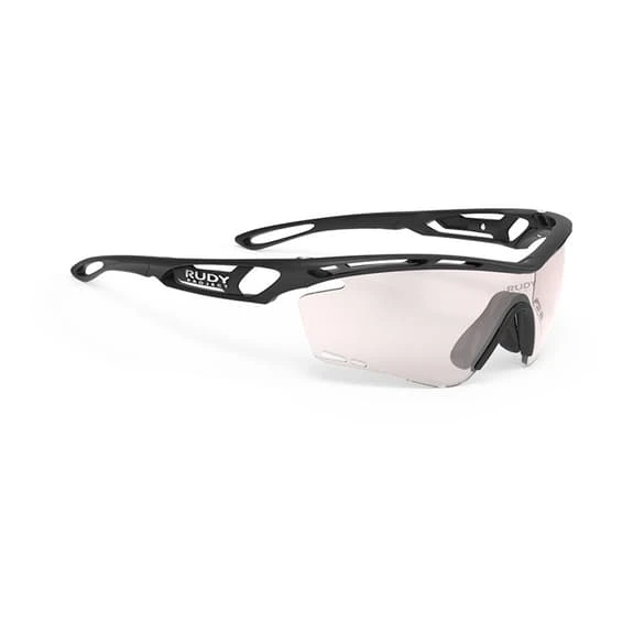 Lunettes Rudy Project Tralyx Noir Avec Verre Impactx Photochromic Multilaser Rouge