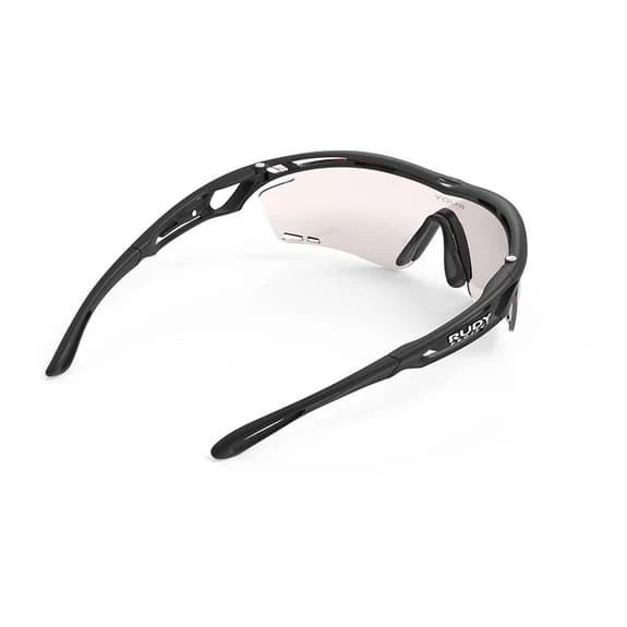 Lunettes Rudy Project Tralyx Noir Avec Verre Impactx Photochromic Multilaser Rouge – Image 5