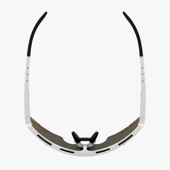 Lunettes Scicon Aerowing Lamon Blanc Brillant Avec Verre à Effet Miroir SCN-PP Bronze – Image 4