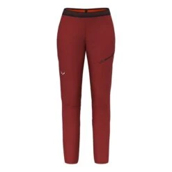 Pantalon Salewa Pedroc 2 Durastretch Light Rouge Foncé Femme