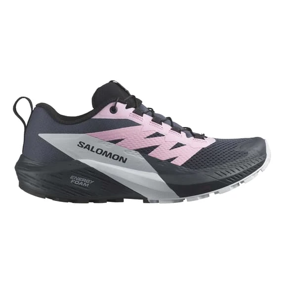 Chaussures Salomon Sense Ride 5 Gris Foncé Rose Clair Femme – Image 2