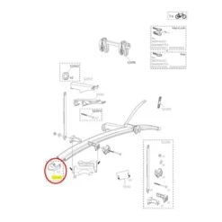 Terminal Adaptateur Thule EuroClassic G6 Pour 1 Vélo
