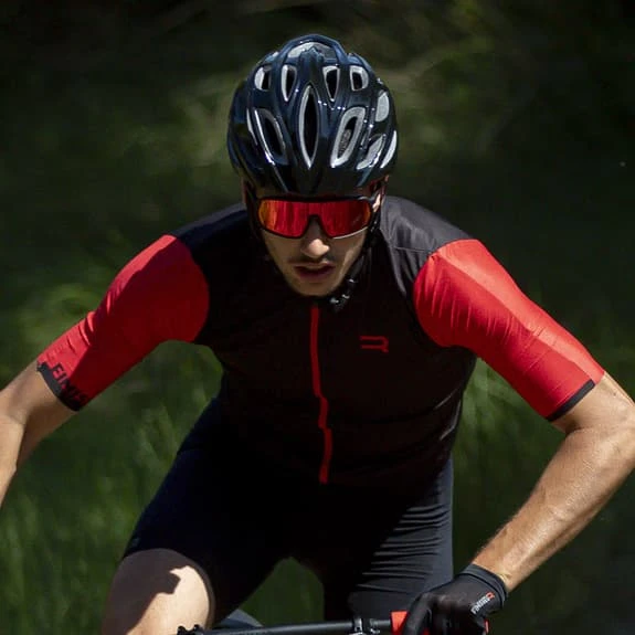 Lunettes DPV Bora Noir Mat Verres Rouge – Image 6