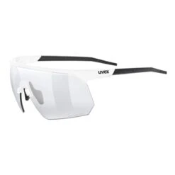 Lunettes De Vue Uvex PACE One Variomatic Blanc Mat Noir Avec Lentille Photochromique Miroir Argentée